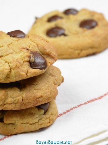 Amish chocolate chip pudding cookies combine traditional cookie ingredients with a unique combination of shortening, butter, and pudding to make these moist pudding cookies irresistible. 