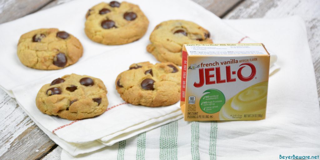 Amish chocolate chip pudding cookies combine traditional cookie ingredients with a unique combination of shortening, butter, and pudding to make these moist pudding cookies irresistible. 