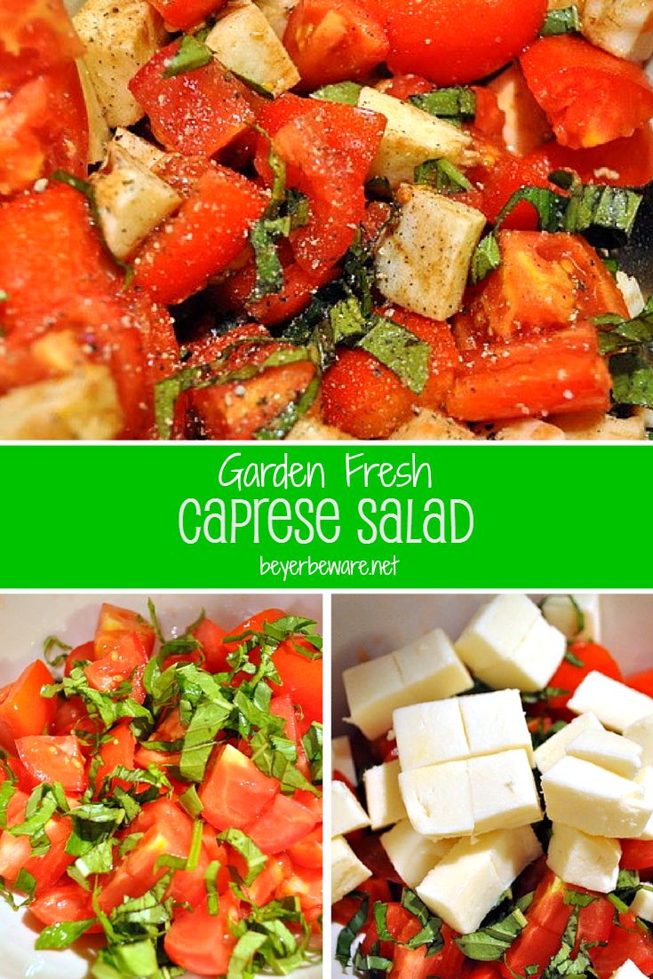 Caprese Salad - Tomato, Mozzarella, and Basil Salad