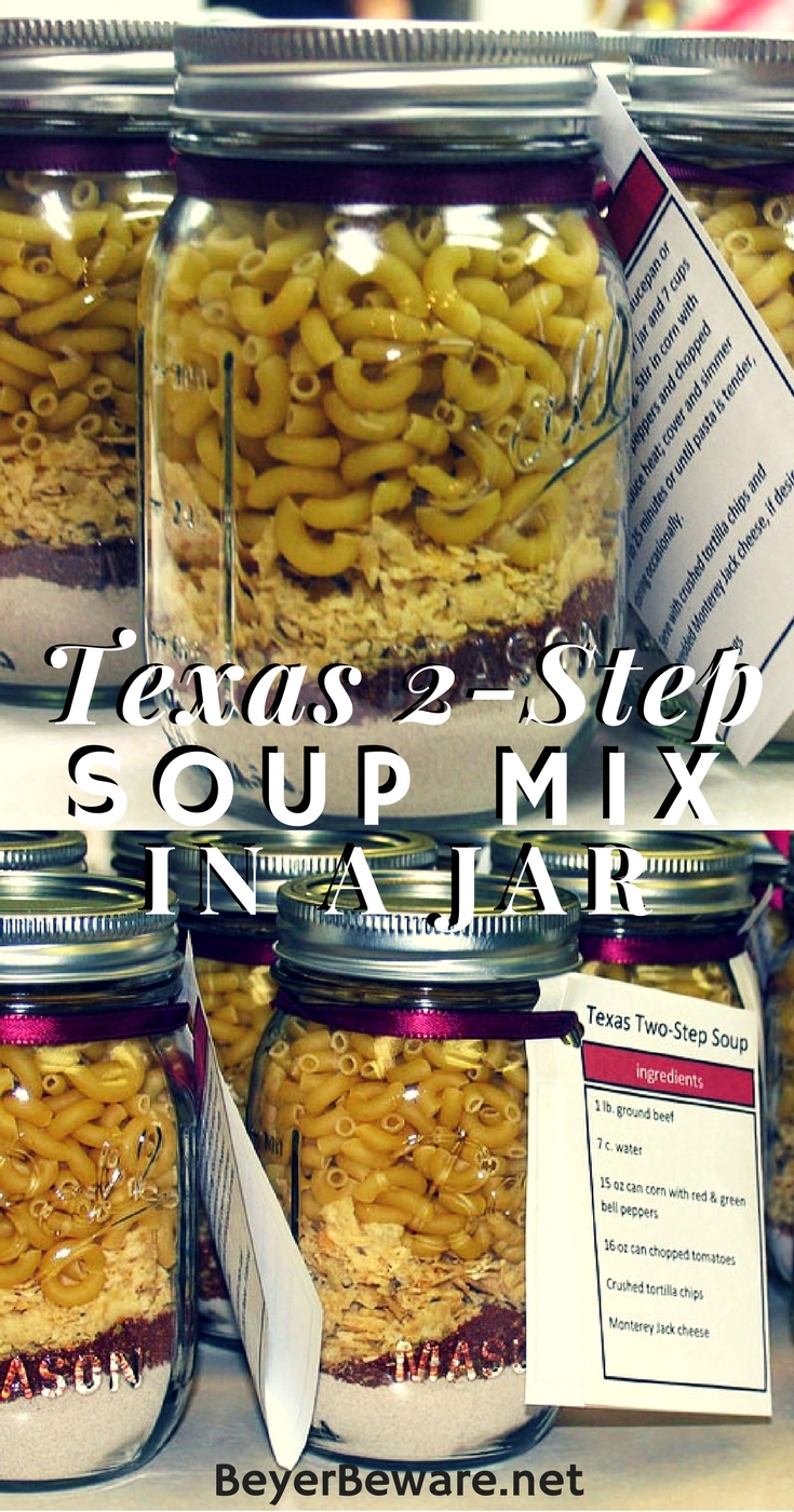 Texas 2-Step Soup Mix in a Jar - Beyer Eats and Drinks