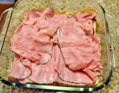 sliced ham