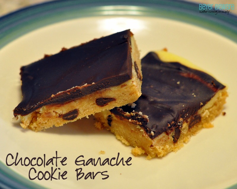 Chocolate Ganache Cookie Bars