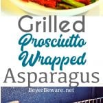 Simple ingredients make the best food and thinly sliced prosciutto wrapped around asparagus make the perfect side dish any time of year, but straight from the grill makes slightly smoky flavored grilled prosciutto-wrapped asparagus.