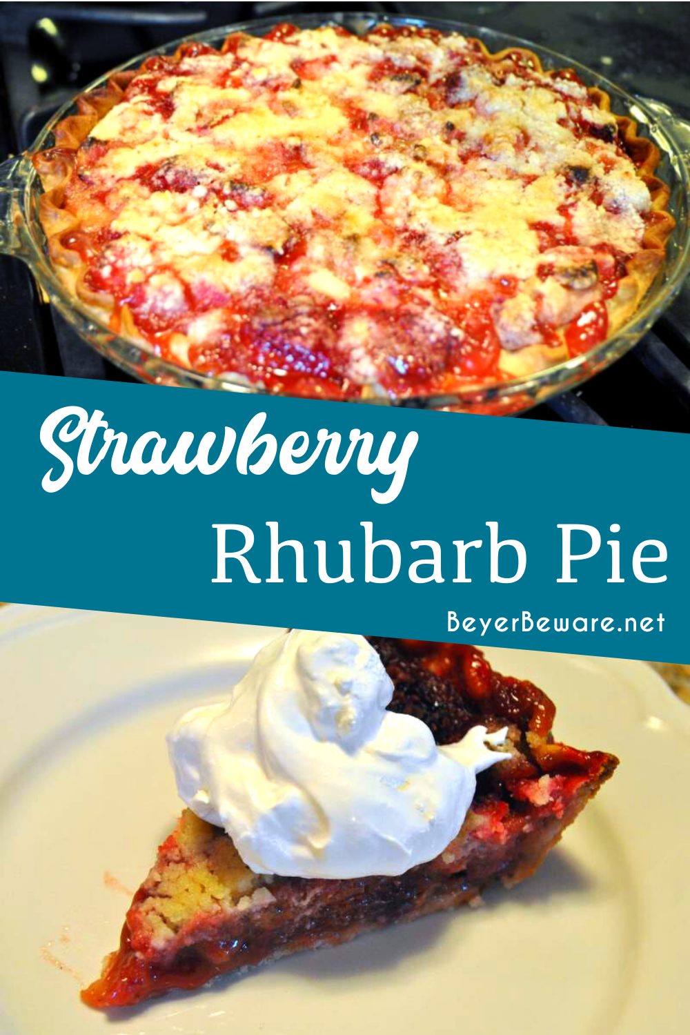 Strawberry rhubarb pie is a phenomenon in the spring and early summer in the midwest and this crumb topped version of the sweet and tart pie is so easy to make.