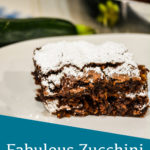 Fabulous zucchini brownies are a simple homemade brownie recipe made with shredded zucchini that is also egg-free to create a fudgy brownie treat with fresh zucchini.