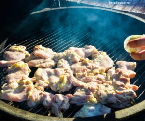 Grilling Garlic lemon Basil Chicken