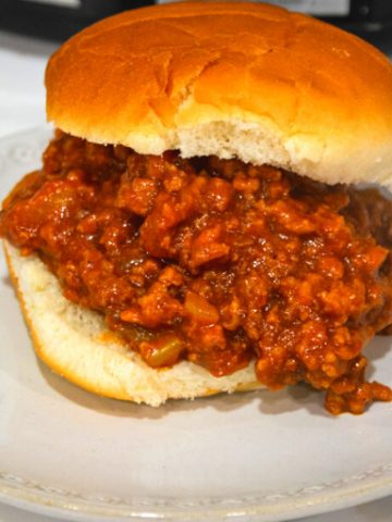 Crock pot sloppy joes for a crowd is a large batch of sloppy joes recipe when you are looking for a recipe to feed a bunch of hungry people.