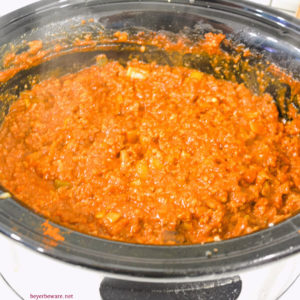 Crock pot sloppy joes for a crowd is a large batch of sloppy joes recipe when you are looking for a recipe to feed a bunch of hungry people.