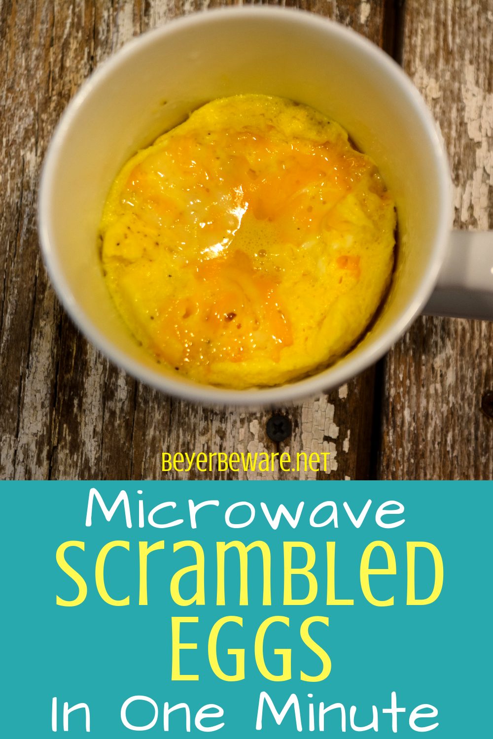 30 Second Scrambled Eggs – in the Microwave!