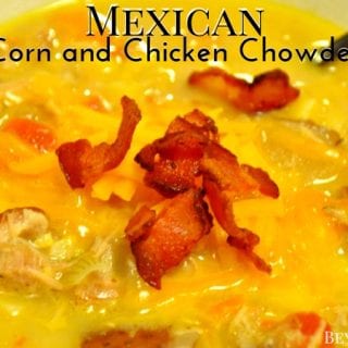 Mexican corn and chicken chowder is a twist to the normal corn chowder that any tortilla soup fan is sure to love.