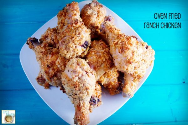 Oven Fried Ranch Chicken is a super satisfying fried chicken recipe without all the grease.