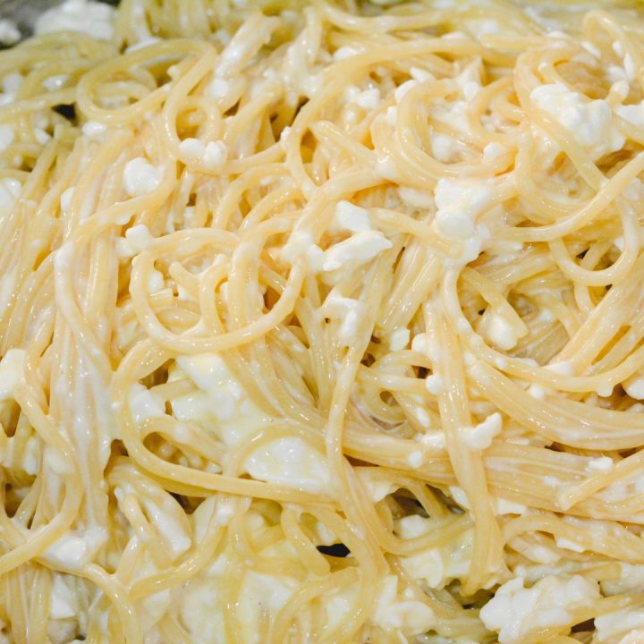 3 cheese spaghetti noodles