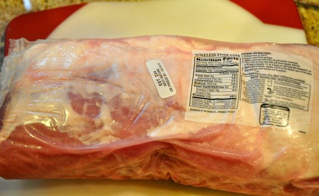 4 pound pork loin
