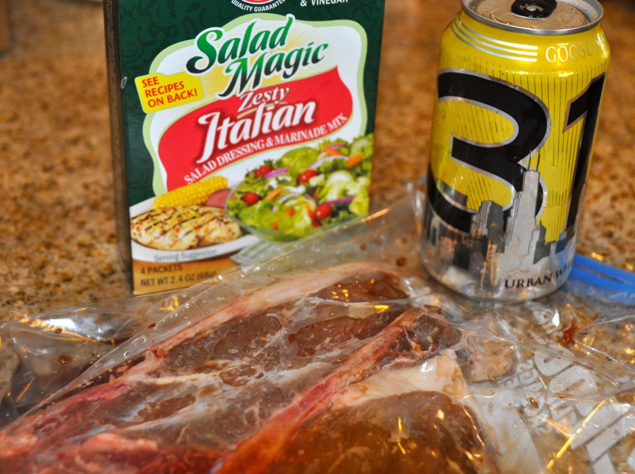 Beer Marinade ingredients for steak