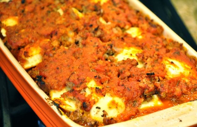 bakedraviolilasagna baked ravioli lasagna