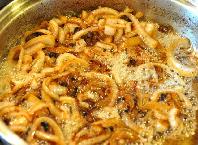 Caramelizing Onions