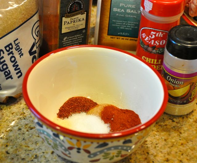 Sweet and Spicy Grill Rub Ingredients