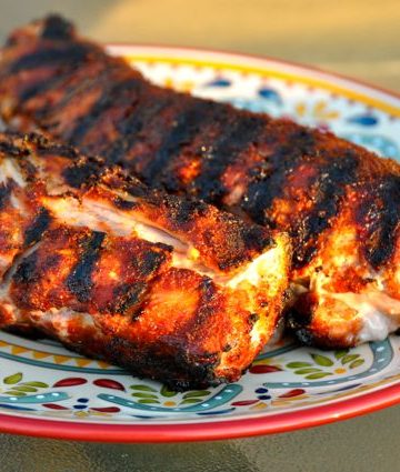 Grilled Pork Tenderloing with Sweet and Spicy Rub