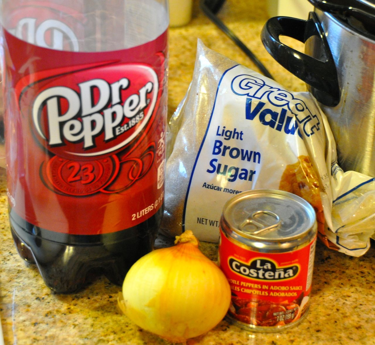 Crock Pot Dr. Pepper Pulled Pork Ingredients