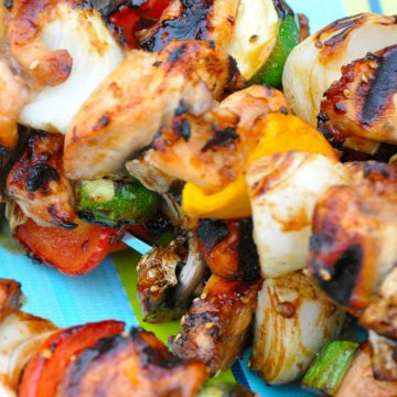 Grilled Asian Chicken Kabobs