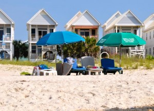 rented loungers from SGI beach chairs