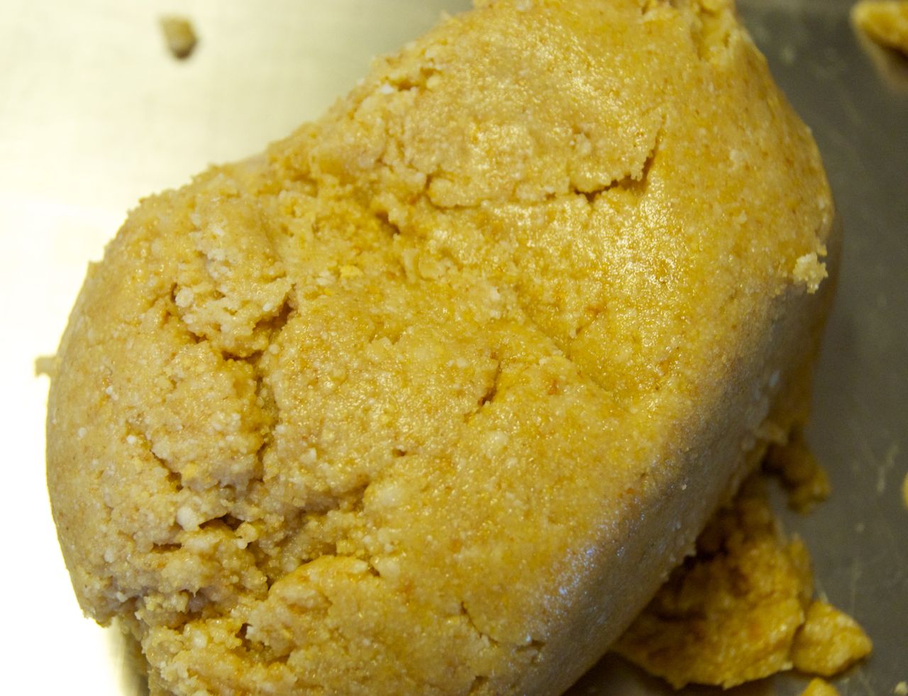 ball of graham cookie crust dough