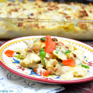 Chicken bacon ranch pizza casserole recipe is a hearty casserole that is perfect for chilly evenings or sports team dinners. Everyone will love it and come back for seconds.