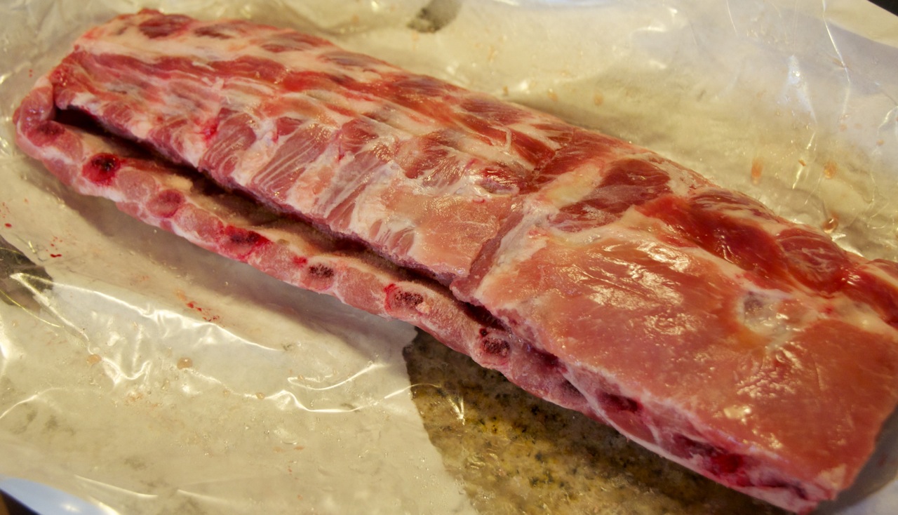 Slabs of spare ribs