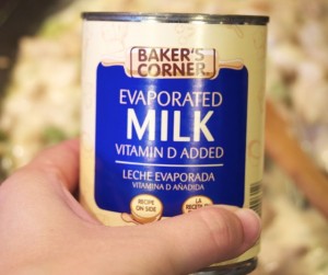 evaporated milk