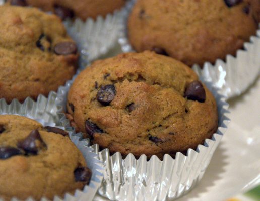 Pumpkin Chocolate Chip Muffins