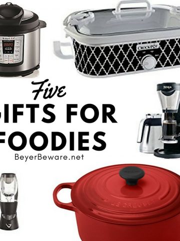 Have a lover of all things food and wine? Here are 5 gifts for the foodie, wine, and coffee lover on your Christmas list.