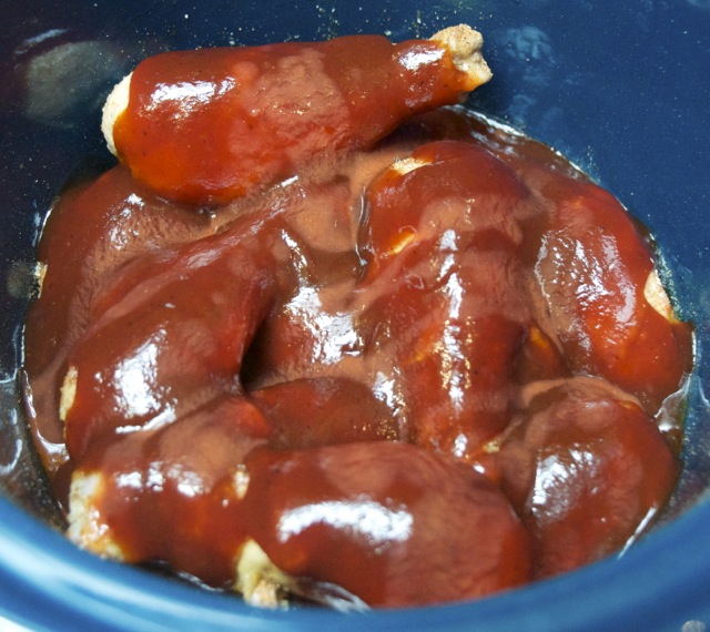 ingredients for spicy barbecue chicken legs