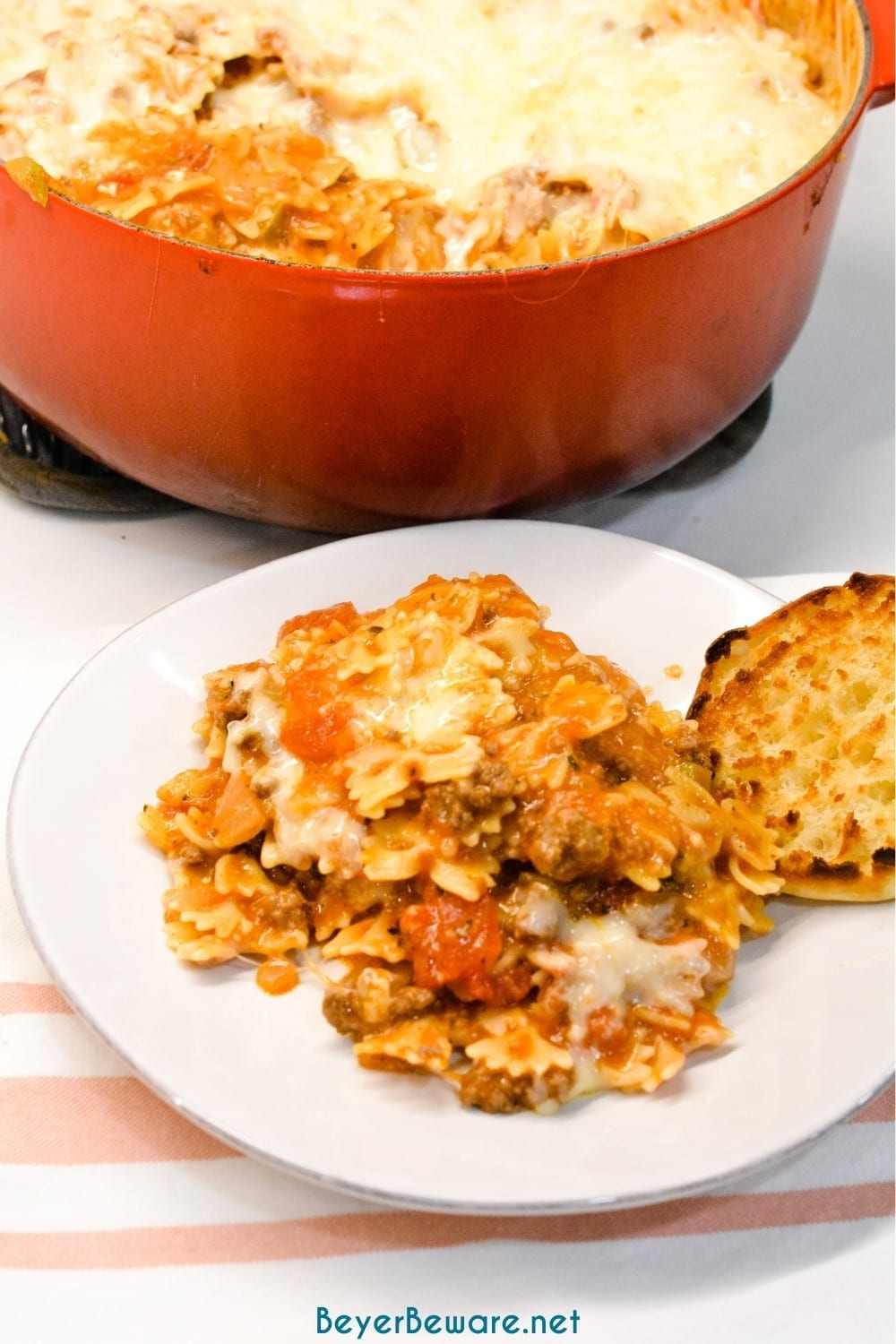 Speedy Skillet lasagna is a quick lasagna recipe with all the traditional flavors but will be on the table in less than 30 minutes to fill up your hungry family.