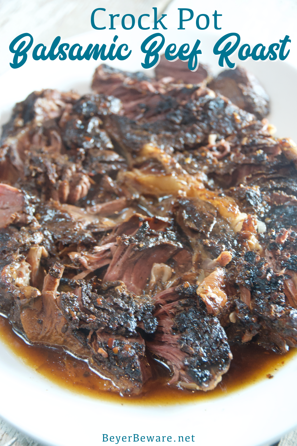 Slow Cooker Balsamic-Red Wine Pot Roast Recipe