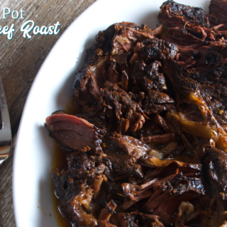 Crock Pot balsamic beef roast recipe combines balsamic vinegar with honey and red peppers over a beef roast for a tender and juicy slow cooker beef roast.