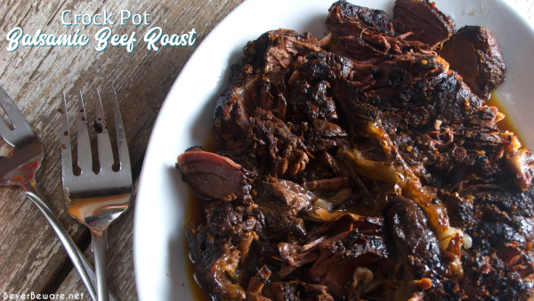 Slow Cooked Balsamic Beef Roast