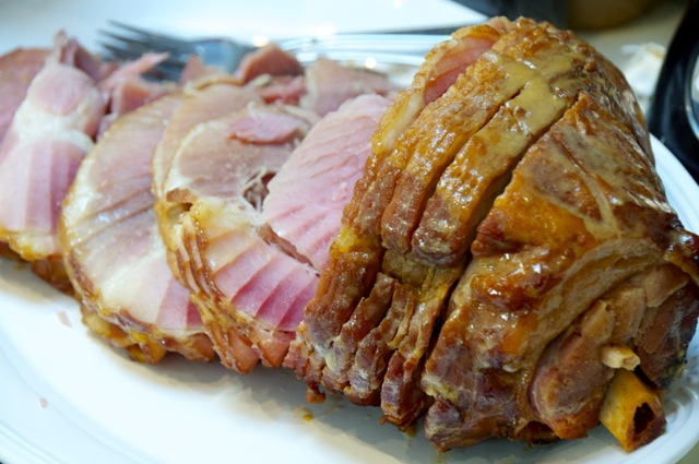 Garlic Honey Mustard Crock Pot Ham