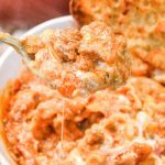 Lasagna soup recipe with ricotta is made with ground pork or beef, Italian seasonings, your favorite pasta, and topped with cheese.
