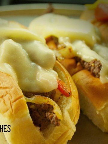 Philly Cubed Steak Sandwiches