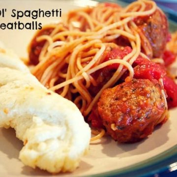 Good Ol' Spaghetti and Meatballs