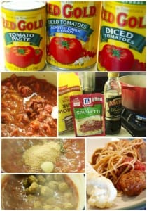 Spaghetti Ingredients