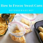 How to freeze sweet corn without having to cook the corn before freezing.