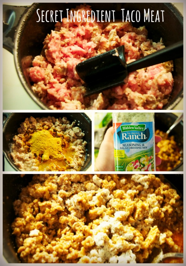 secret ingredient taco meat