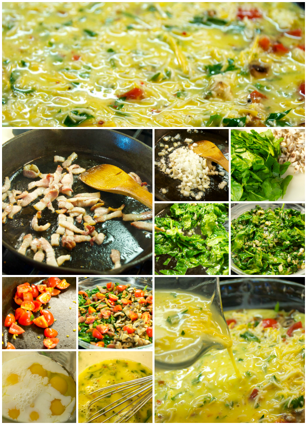 Picture step by step of quiche