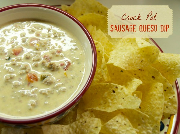 Crock Pot Sausage Queso Dip