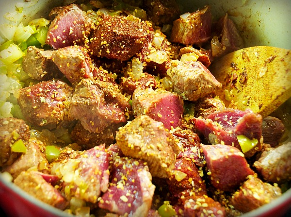seasoned stew meat