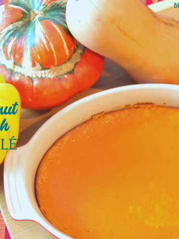 Butternut squash souffle recipe is sweet and savory fall casserole that has a light and fluffy texture that is like eating dessert for dinner.