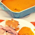Butternut squash souffle recipe is sweet and savory fall casserole that has a light and fluffy texture that is like eating dessert for dinner.