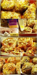 Cheesy garlic and brown sugar pork chops recipe