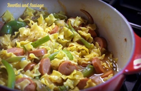 Bowties and sausage recipe